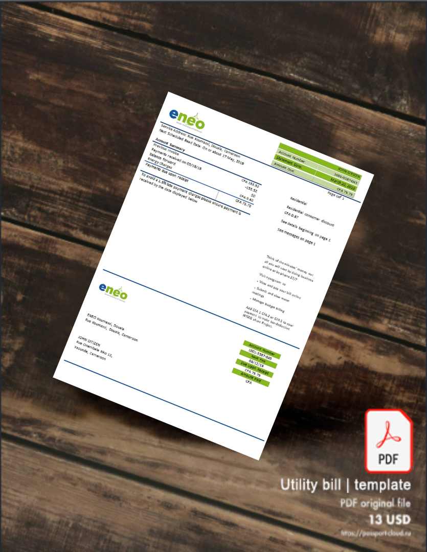 Utility bill | Albanian Power | Albania